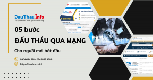 5 bước đấu thầu qua mạng cho người mới bắt đầu