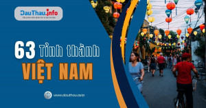 Danh sách 63 Tỉnh thành Việt Nam và 34 Tỉnh thành sau sáp nhập