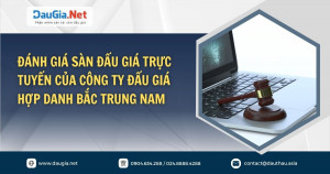 Đánh giá sàn đấu giá trực tuyến của Công ty đấu giá hợp danh Bắc Trung Nam