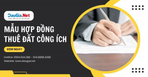 Mẫu hợp đồng thuê đất công ích