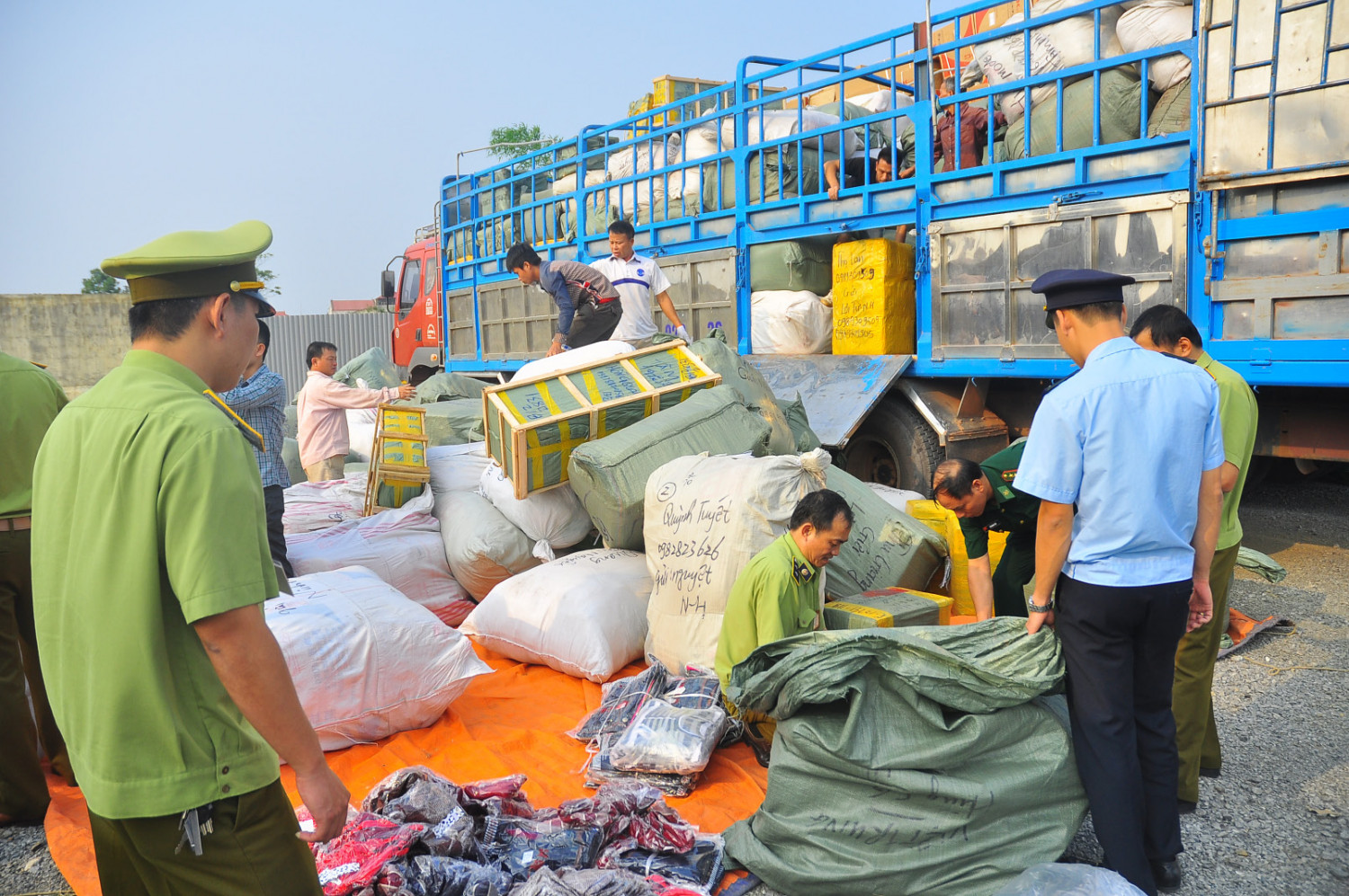 tang vật bị tịch thu