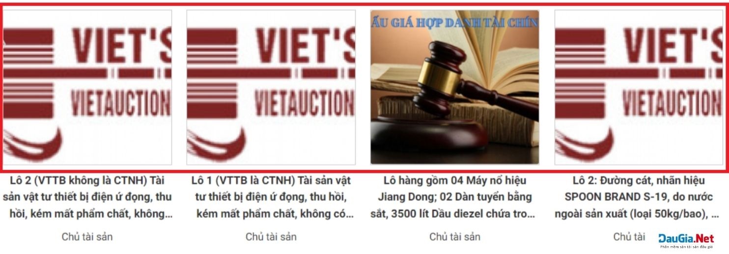 Hình 8 Hình ảnh thumbnail trên site chưa có sự đầu tư