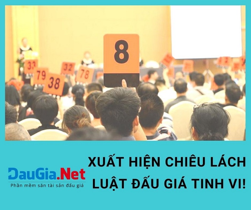 Xuất hiện chiêu lách luật đấu giá tinh vi