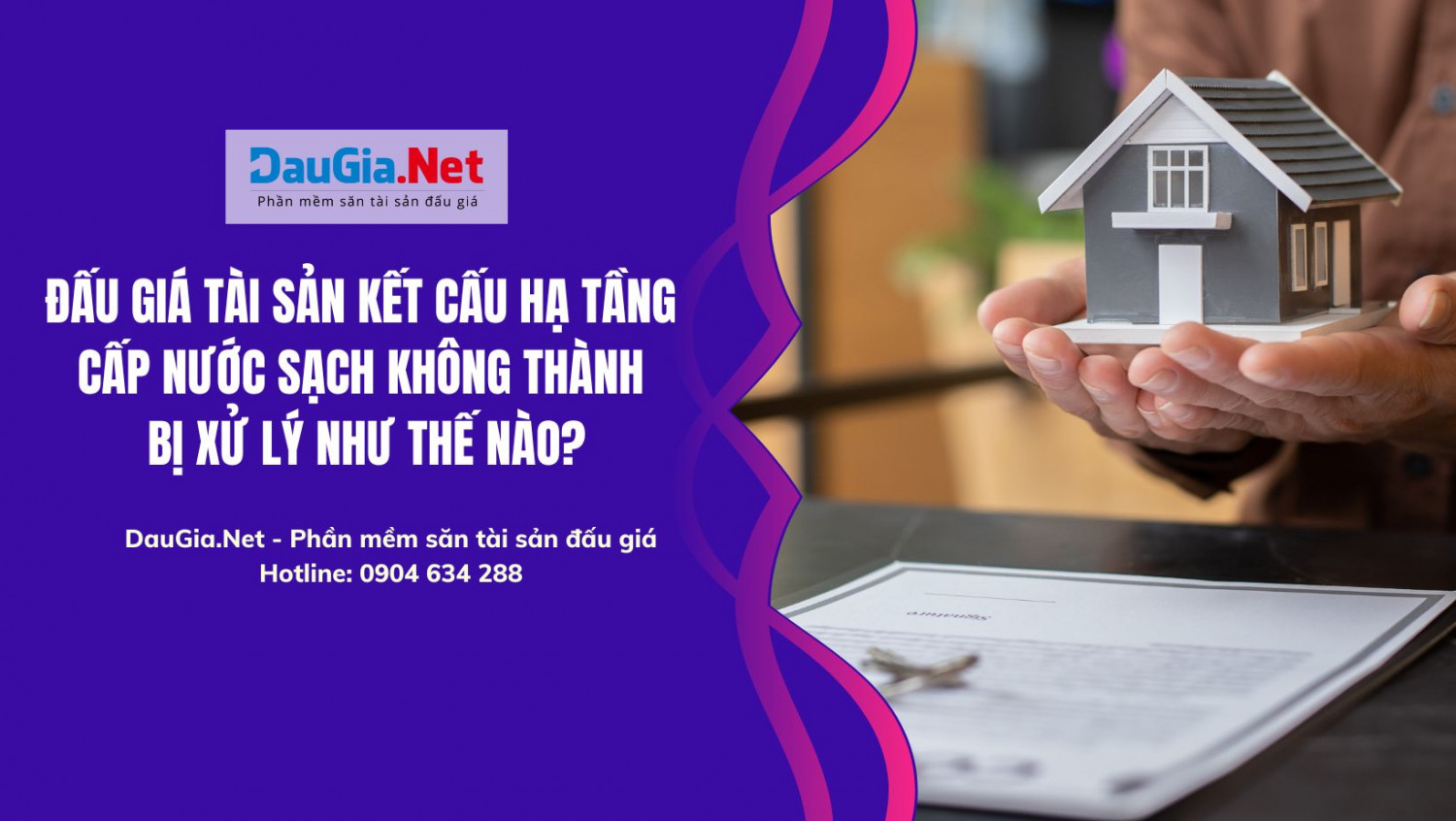 Đấu giá tài sản kết cấu hạ tầng cấp nước sạch không thành bị xử lý như thế nào?