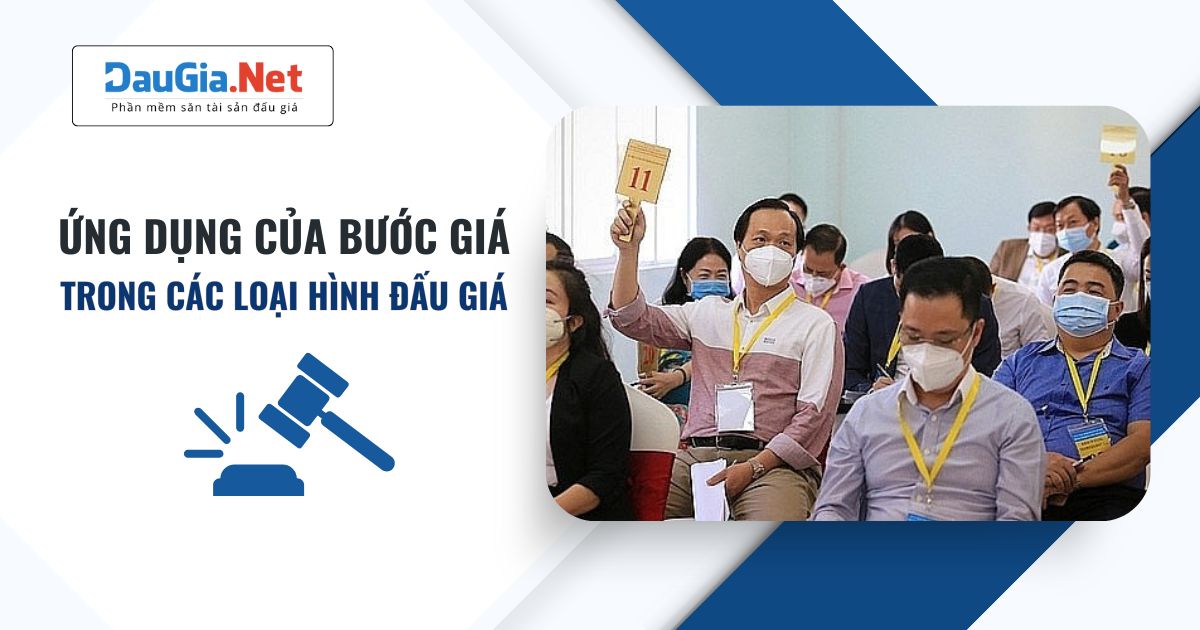 Ứng dụng của bước giá trong các loại hình đấu giá