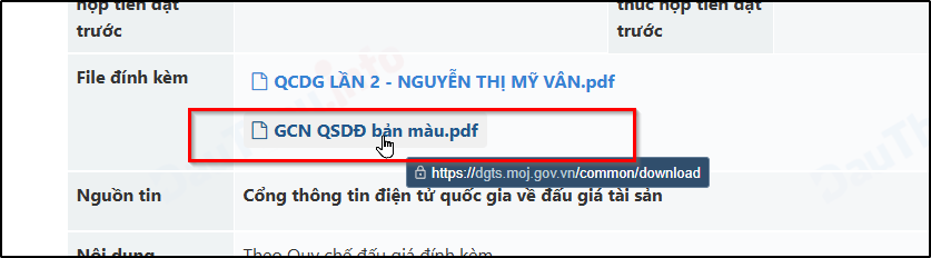 Hình 5: Nút tải file sẽ xuất hiện đầy đủ và có thể sử dụng bình thường