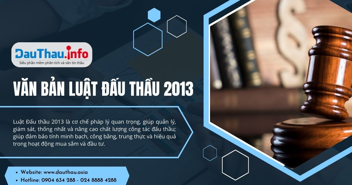 Văn bản Luật Đấu thầu 2013